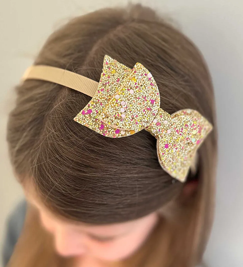 By Stær Hårbøjle - Sløjfe - Guldfarvet