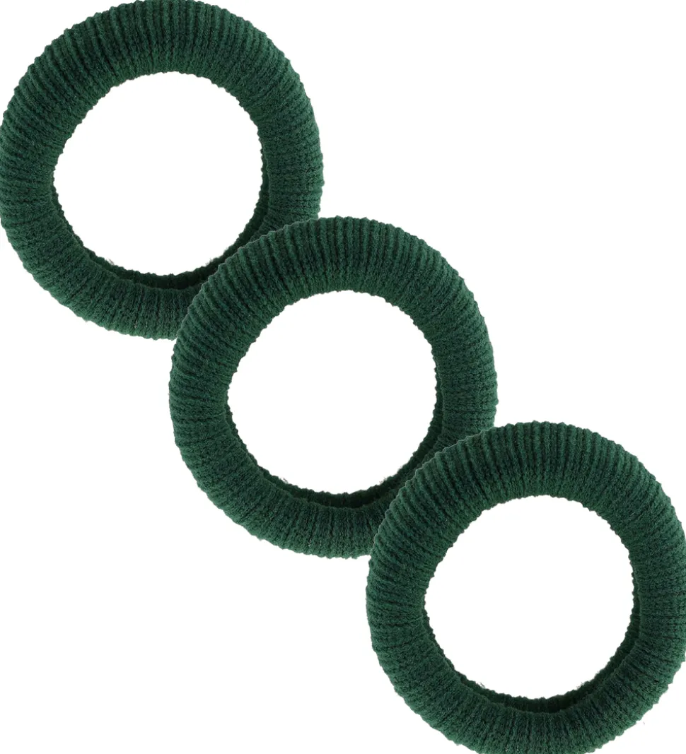 By Stær Hårelastik - 3-pak - Ea - Flaskegrøn