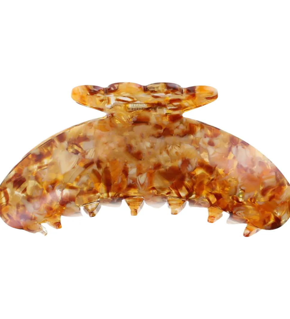 By Stær Hårklemme - Agnes - 11x5 cm - Brun Meleret