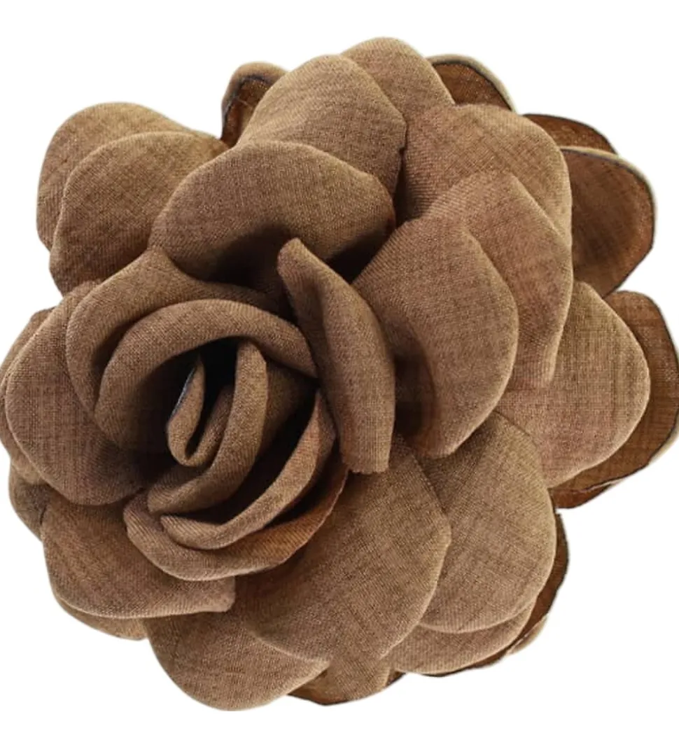 By Stær Hårklemme - Daisy - 8 cm - Lille - Mørkebrun