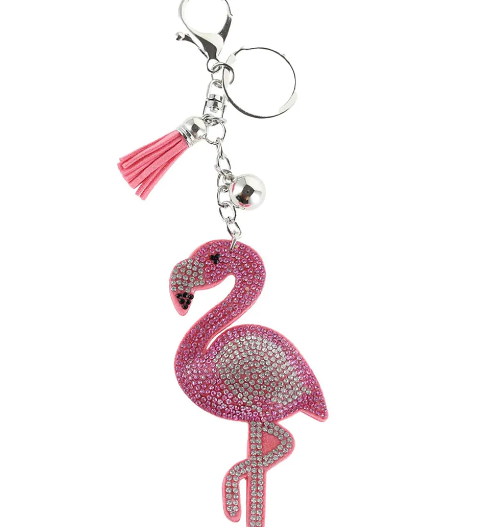 By Stær Nøglering - Flamingo - Pink