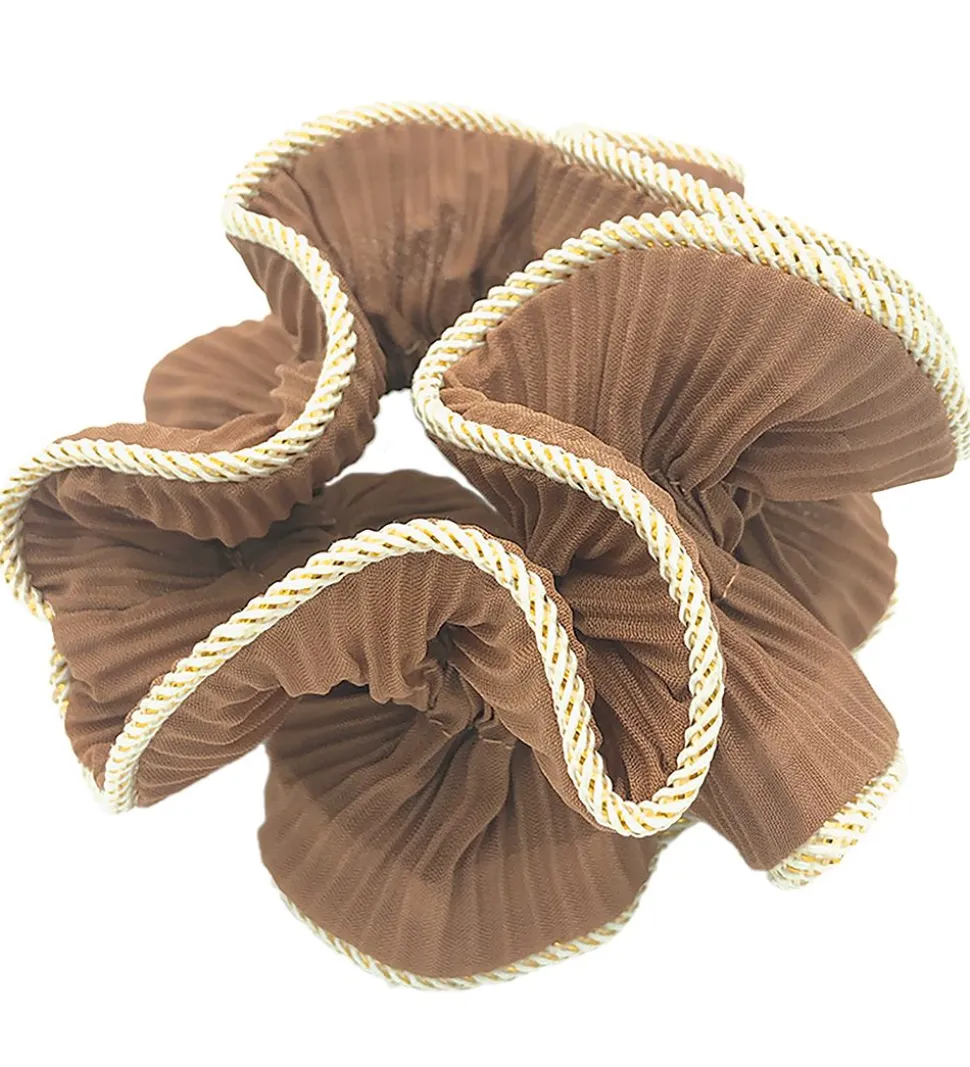 By Stær Scrunchie - Lilje - Gyldenbrun