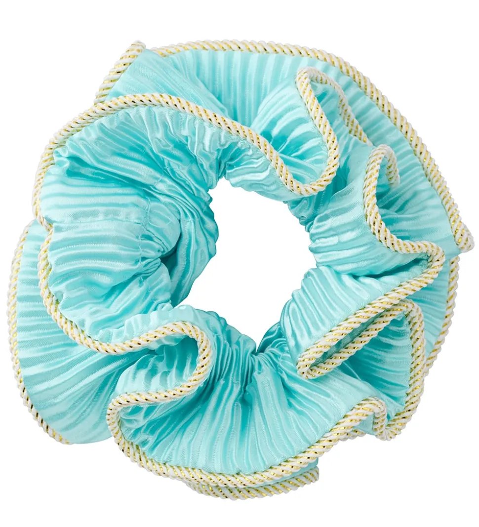 By Stær Scrunchie - Lilje - Lyseblå Satin
