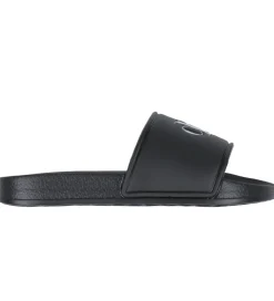 Calvin Klein Badesandaler - Logo Print Pool Slide - Sort