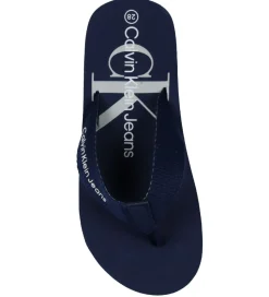 Calvin Klein Klipklapper - Logo Print - Blå