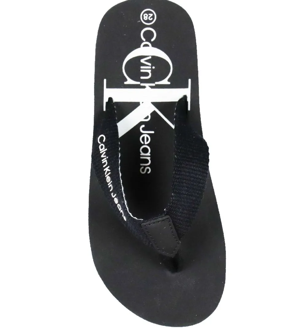 Calvin Klein Klipklapper - Logo Print - Sort