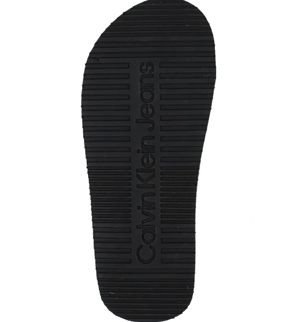 Calvin Klein Klipklapper - Logo Print - Sort