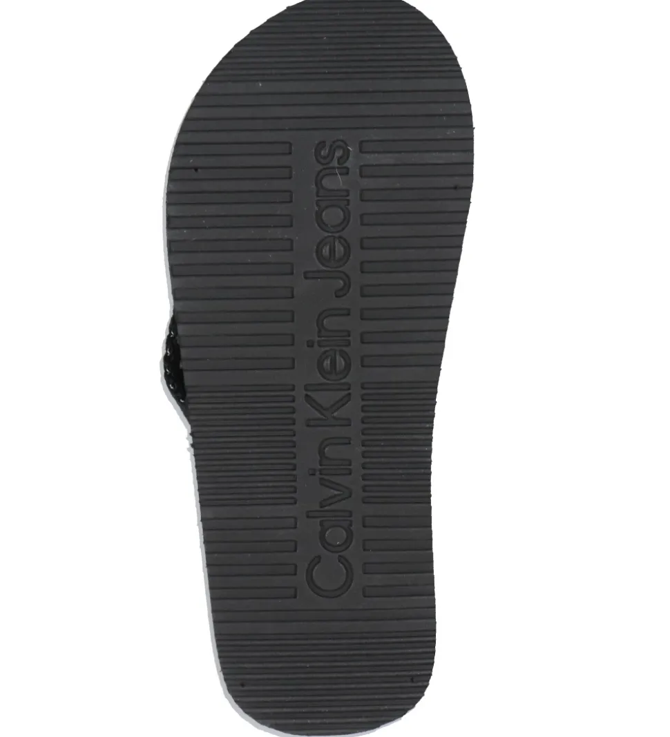 Calvin Klein Klipklapper - Sort m. Hvid