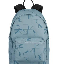 Calvin Klein Skoletaske - City Grid - Faded Denim/Blå