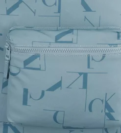 Calvin Klein Skoletaske - City Grid - Faded Denim/Blå