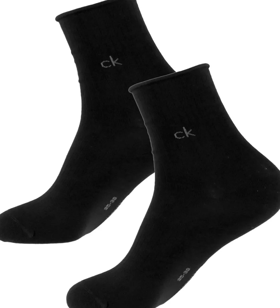 Calvin Klein Strømper - 2-pak - Sort