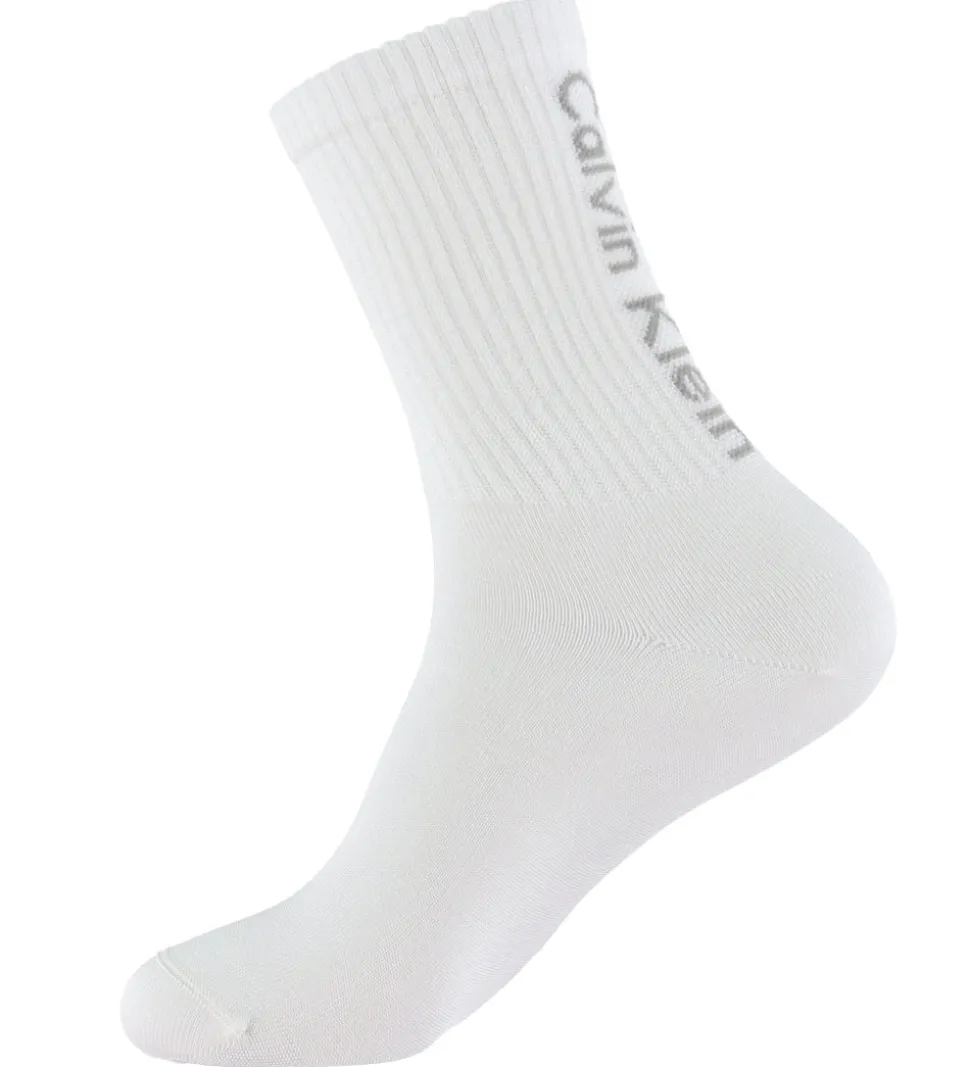 Calvin Klein Strømper - 2-pak - Sort/Hvid