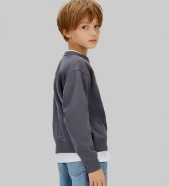 Calvin Klein Sweatshirt - Varsity - Coal Grey