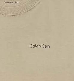 Calvin Klein T-shirt - Chest Inst. Logo - Ancient Marble Grey