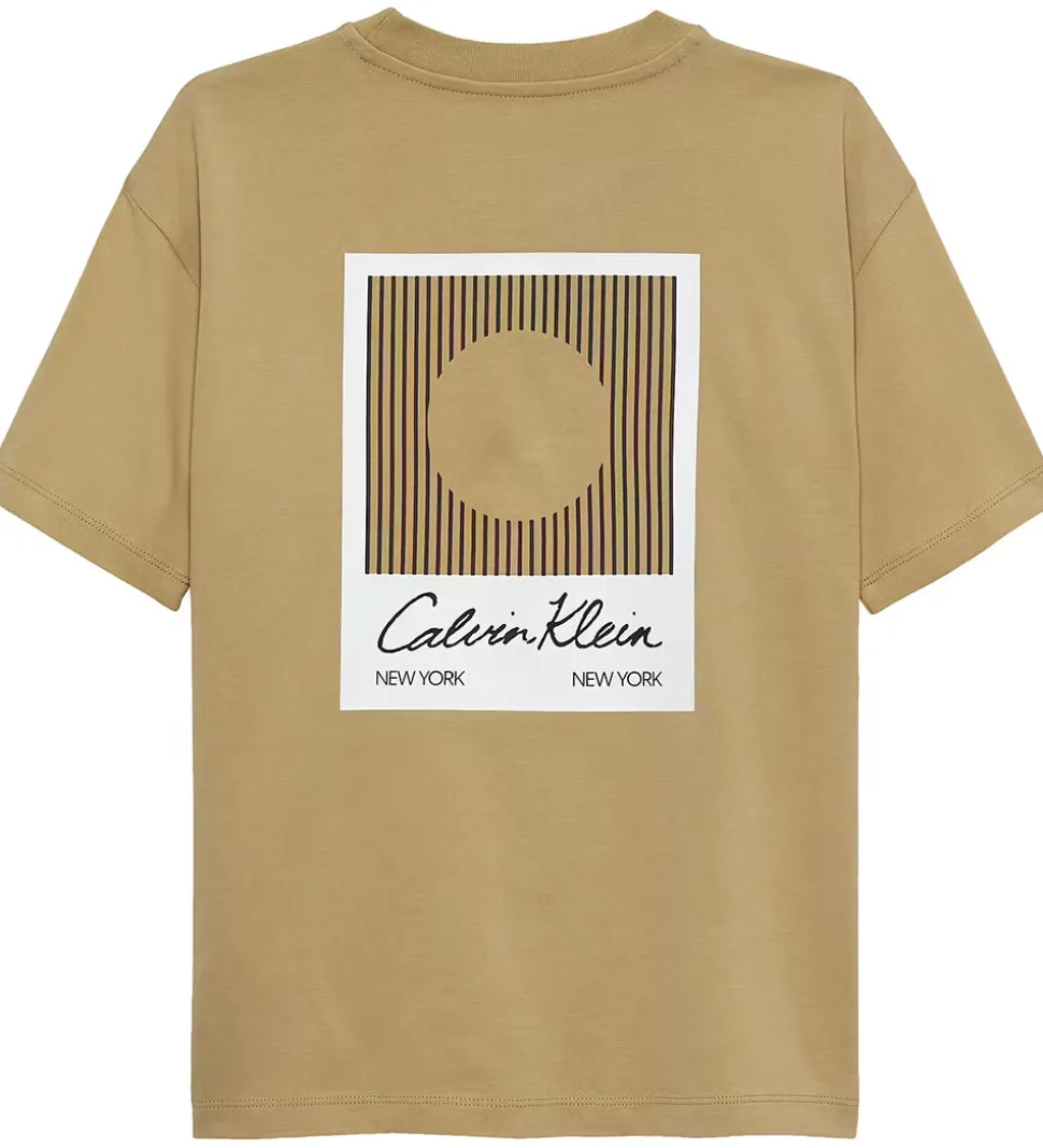 Calvin Klein T-shirt - Polaroid - Sandy Beige