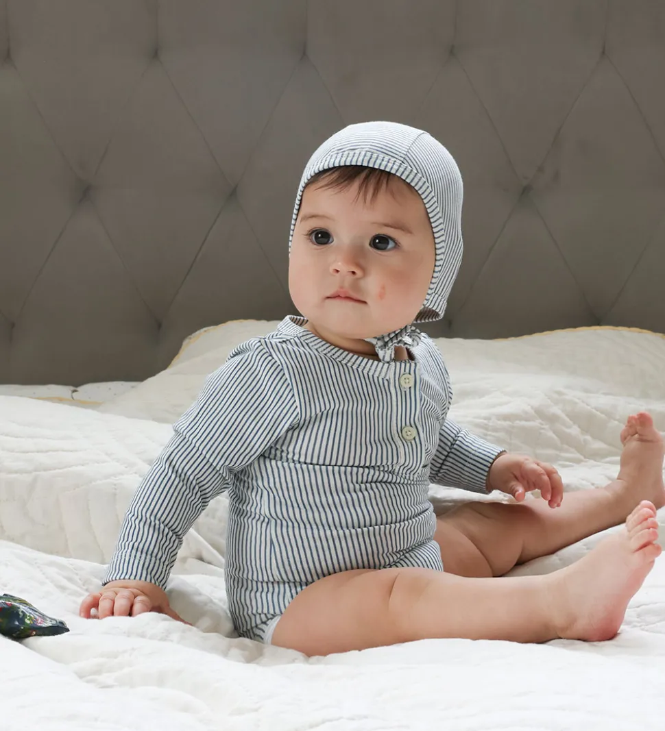 Cam Cam Babyhjelm - Classic Stripes Blue