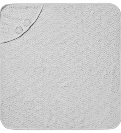 Cam Cam Babyhåndklæde - 80x80 cm - Classic Grey m. Ører
