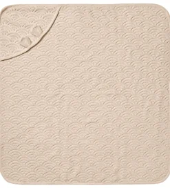 Cam Cam Babyhåndklæde - 80x80 cm - Almond m. Ører