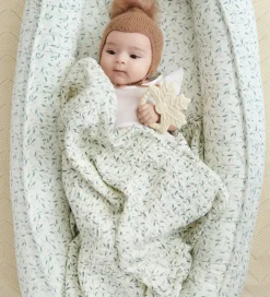 Cam Cam Babysvøb - 120x120 - Green Leaves