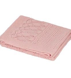 Cam Cam Babytæppe - Strik - Pointelle - Sorbet