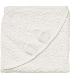 Cam Cam Badeslag - 80x80 - Off-White m. Ører