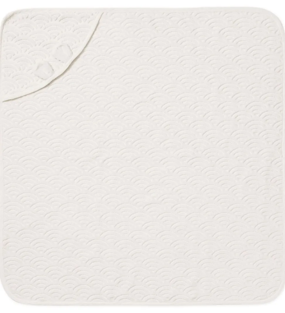 Cam Cam Badeslag - 80x80 - Off-White m. Ører