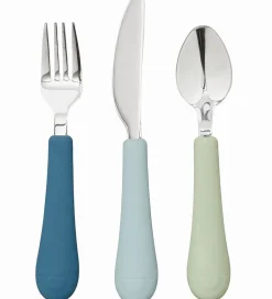 Cam Cam Bestiksæt - Silikone - Rainbow - Ocean Mix