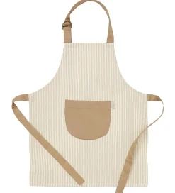 Cam Cam Forklæde - Classic Stripes Camel