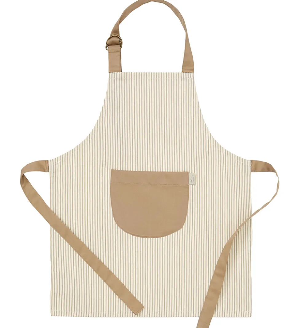 Cam Cam Forklæde - Classic Stripes Camel