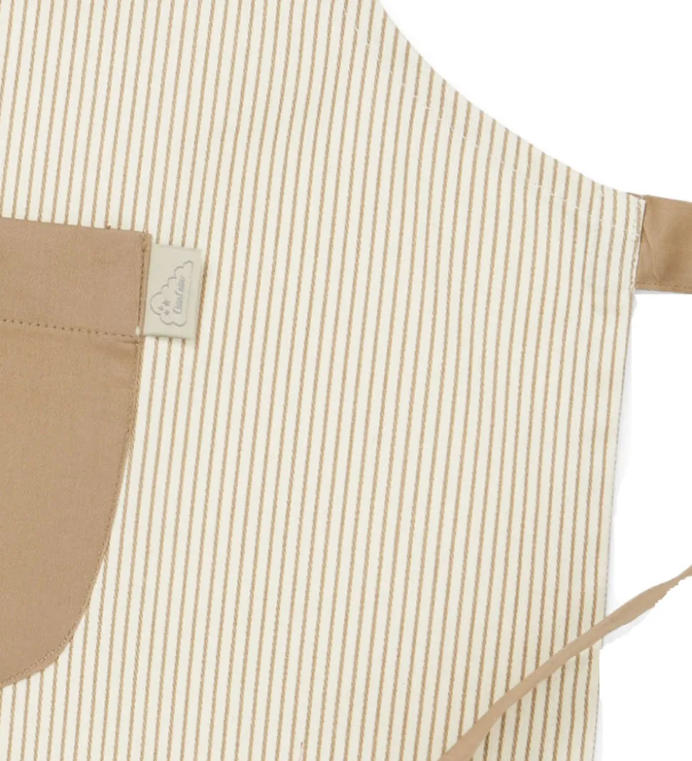 Cam Cam Forklæde - Classic Stripes Camel