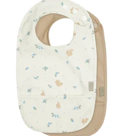 Cam Cam Hagesmække m. Lomme - PU - 2-pak - Blueberries