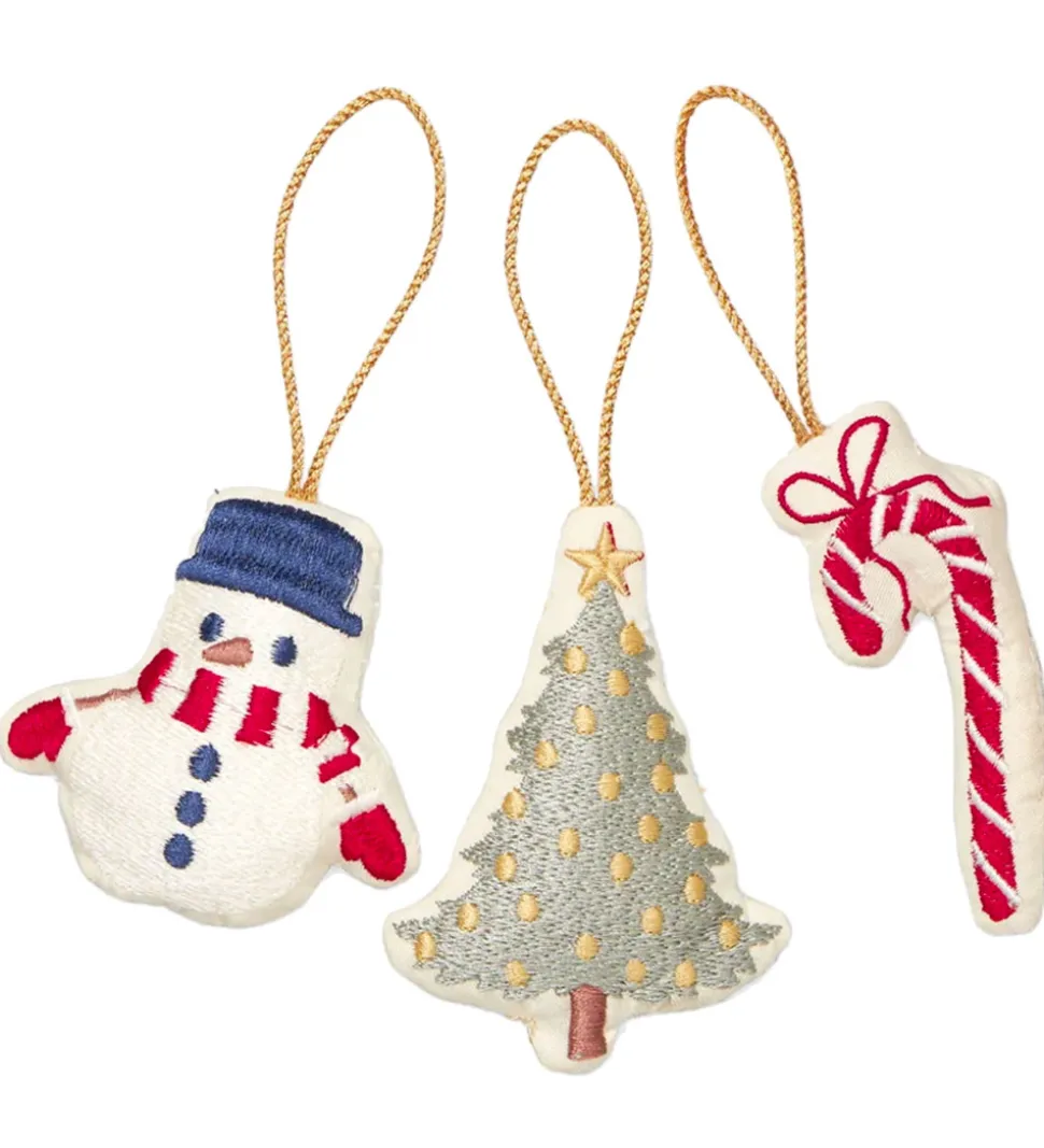 Cam Cam Julepynt-sæt - 3-pak - Snemand