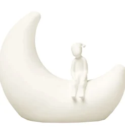 Cam Cam Lampe - Moon Night Light - Off White