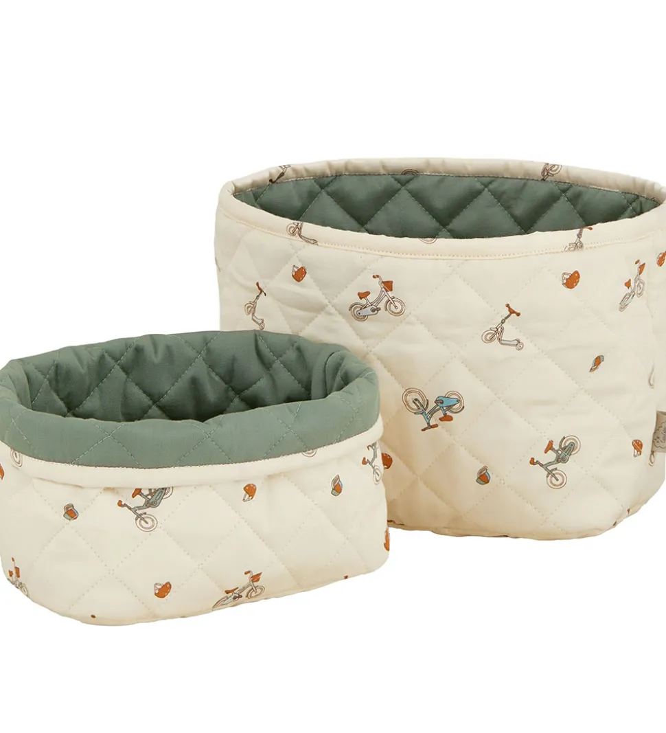 Cam Cam Opbevaringskurve - 2-pak - 22x15/24x17 cm - Bicycles