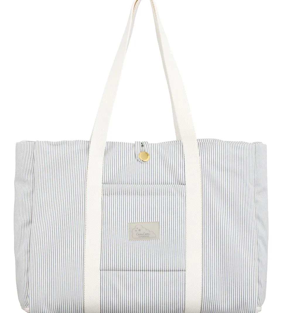 Cam Cam Pusletaske - Fold-Out - Classic Stripes Blue