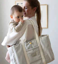 Cam Cam Pusletaske - Fold-Out - Classic Stripes Blue