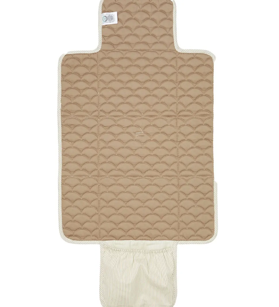 Cam Cam Pusleunderlag - Classic Stripes Camel