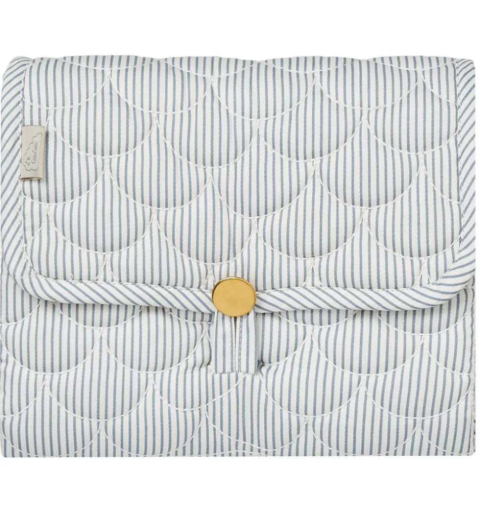 Cam Cam Pusleunderlag - Quilted - 70x44 cm - Classic Stripes Blu
