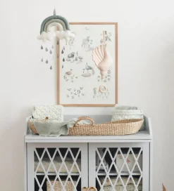 Cam Cam Pusleunderlag - Quilted - Green Leaves