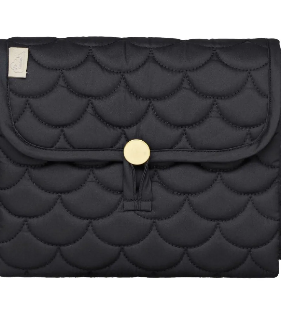 Cam Cam Pusleunderlag - 86x44 - Quilted - Sort