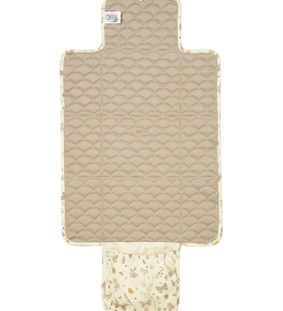 Cam Cam Pusleunderlag - 70x44 cm - Beige m. Blade/Som