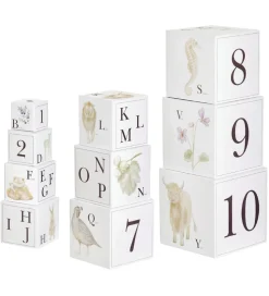 Cam Cam Stableklodser - 10 stk. - Alphabet Animals