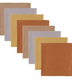 Cam Cam Stofbleer - 70x70 cm - 8-pak - Earth Mix