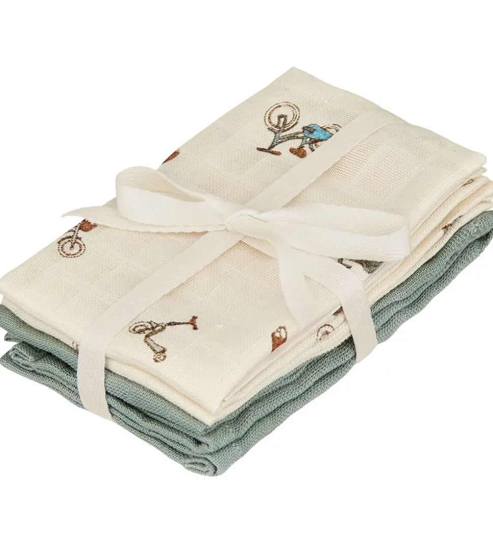 Cam Cam Vaskeklude - 4-pak - Bicycles