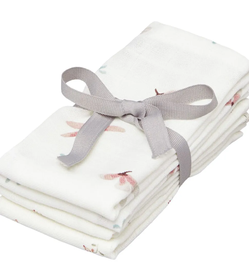 Cam Cam Vaskeklude - 4-pak - Mix Poppies - Windflower Creme