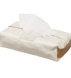 Cam Cam Vådserviet Etui - Classic Stripes Camel