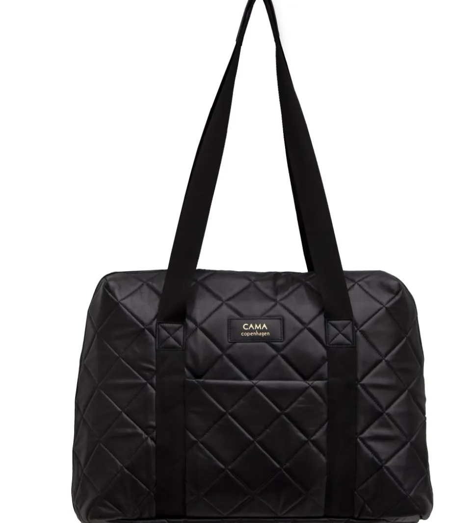 CAMA Copenhagen Pusletaske - Vega - Sort Læder