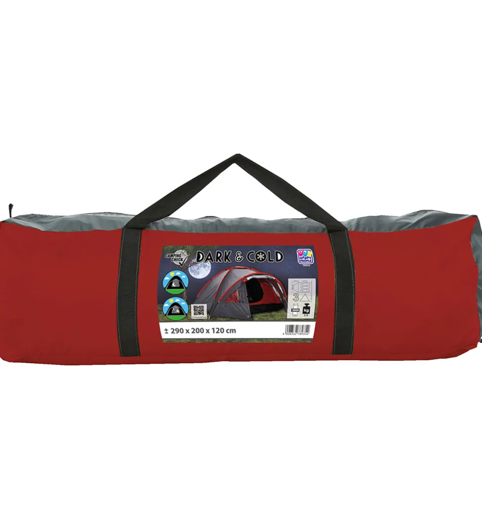 Camping Check Telt - 3-Personers - 290x200x120 cm