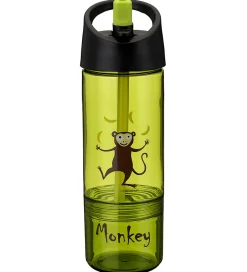 Carl Oscar Drikkedunk m. Sugerør - 2-i-1 - Lime m. Abe