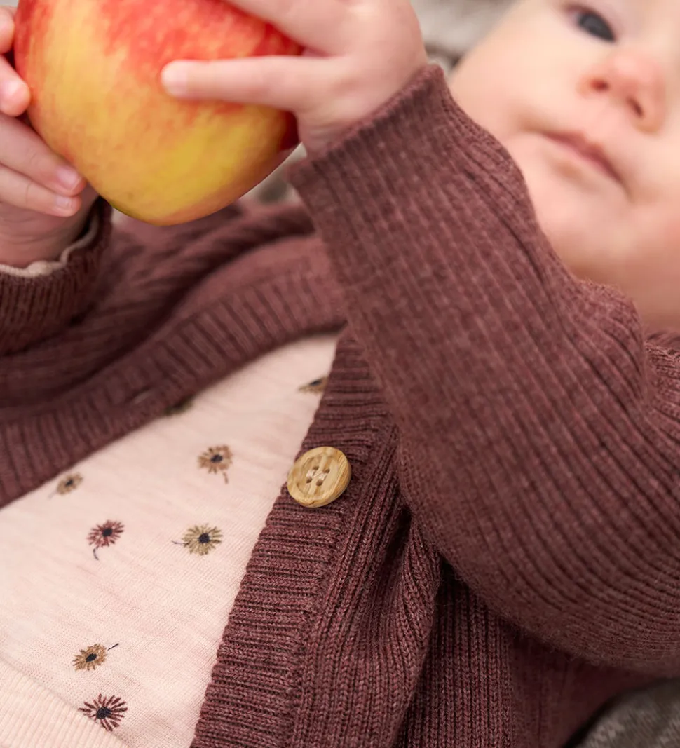 CeLaVi Cardigan - Uld - Marron